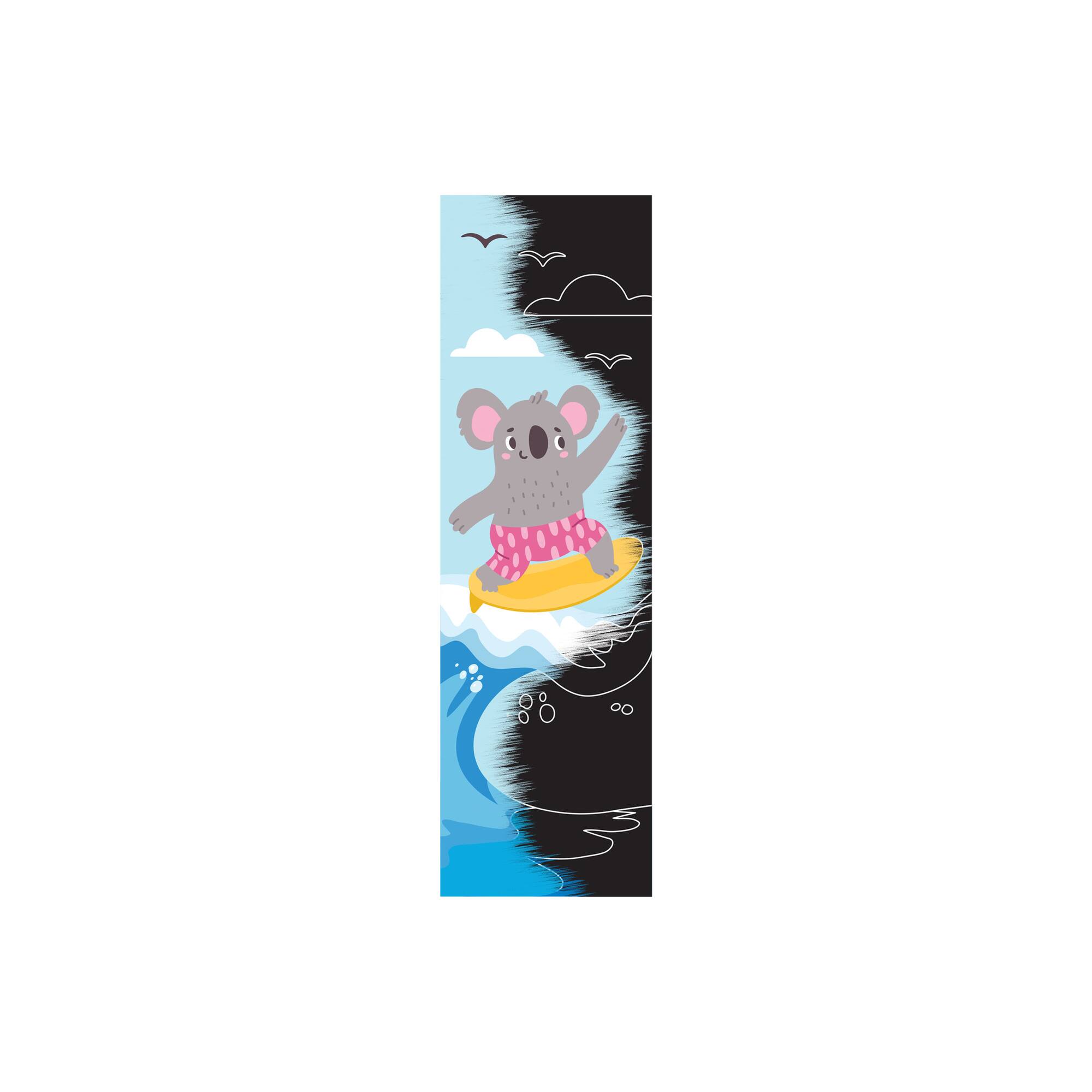 Little Yellow Bicycle® Flamingo Beach Bookmark Scratch Art Pad Kit